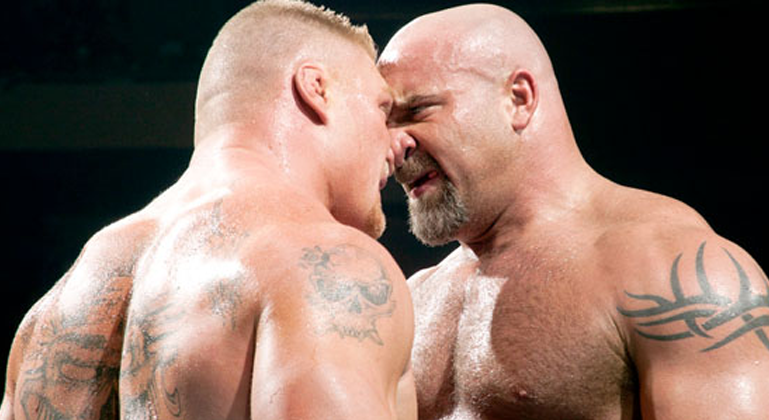 Novedades sobre el enfrentamiento entre Goldberg y Brock Lesnar