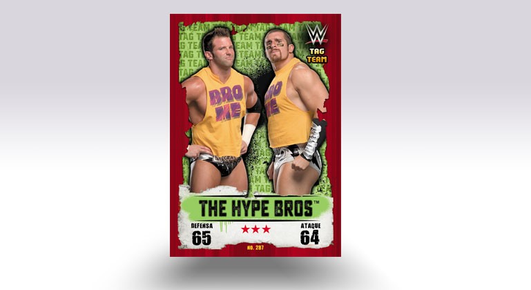 Slam Attax NXT Takeover The Hype Bros: Carta Tag Team