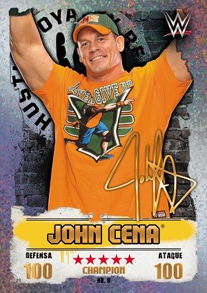 John Cena Carta campeón Topps NXT Takeover