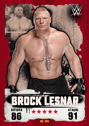 Brock Lesnar Carta de leyenda Topps NXT Takeover