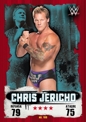 Chris Jericho Carta WWE Topps NXT Takeover