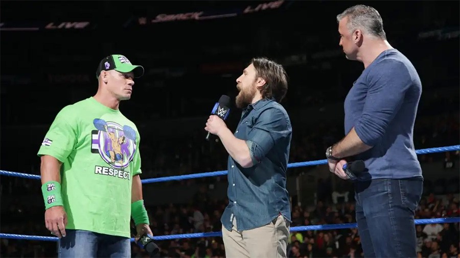 SmackDown John Cena Daniel Bryan Shane McMahon