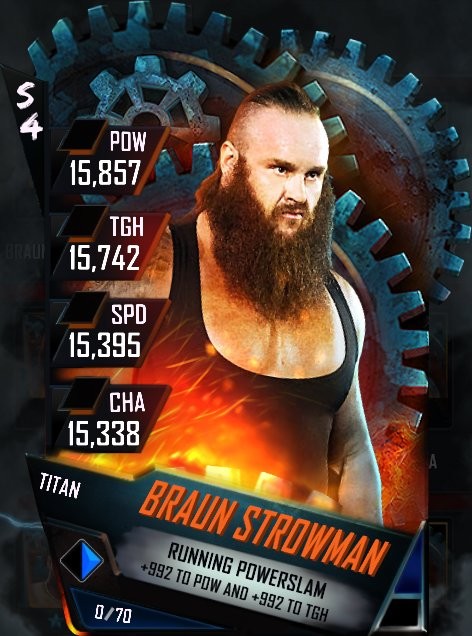 WWE Supercard Braun Strowman Titan Temporada 4
