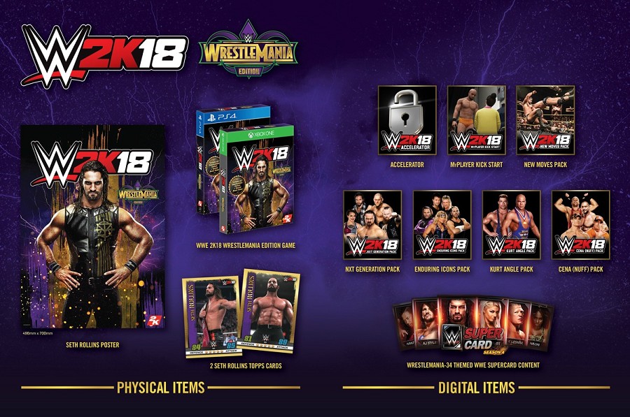 WWE 2K18 Wrestlemania 34