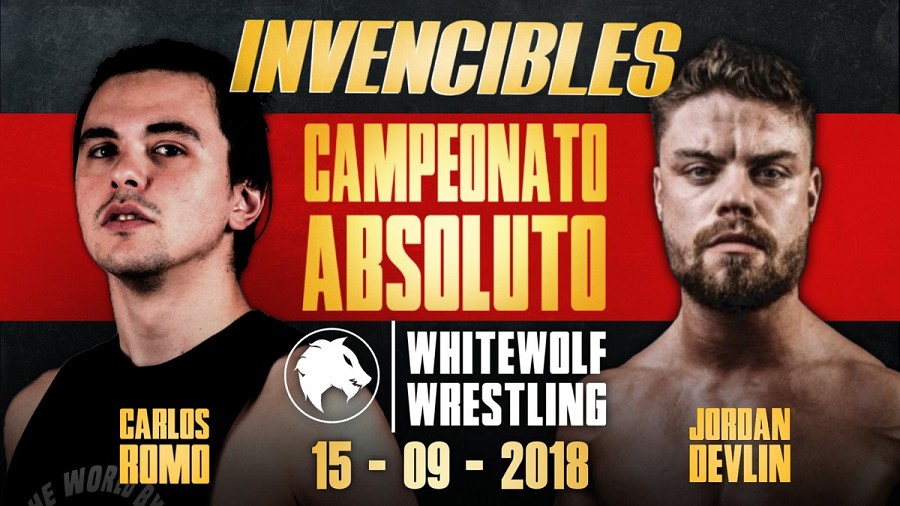 Carlos Romo defenderÃ¡ el Campeonato Absoluto de la Triple W frente a Jordan Devlin en Invencibles