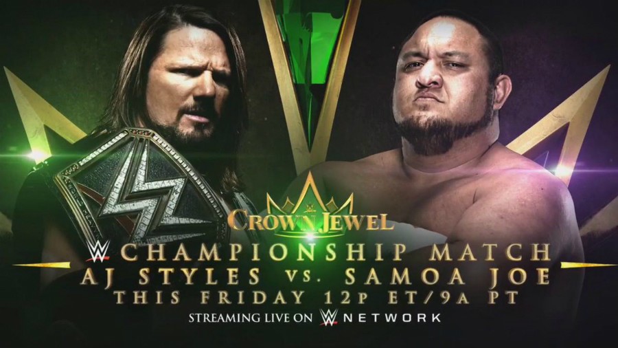 AJ Styles y Samoa Joe lucharÃ¡n por el Campeonato de WWE en Crown Jewel