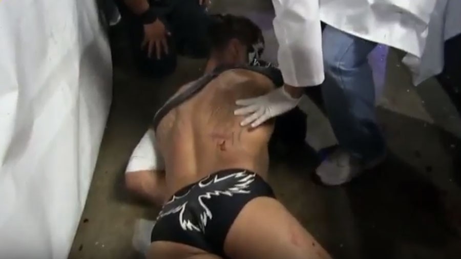 Incidente en la lucha libre mexicana: Ãngel o Demonio lesiona gravemente a El Cuervo de Puerto Rico
