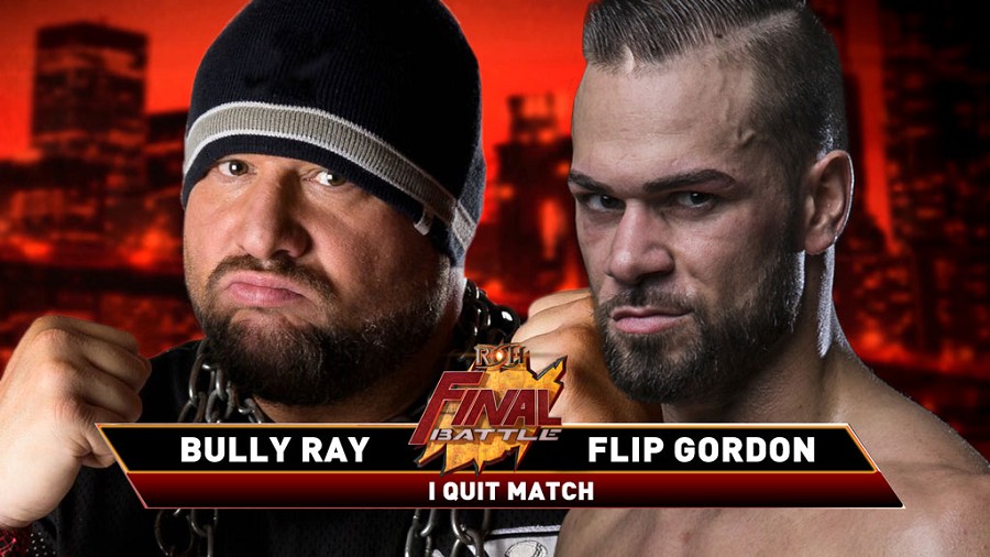 Bully Ray y Flip Gordon se verÃ¡n las caras en un combate I Quit en ROH Final Battle 2018